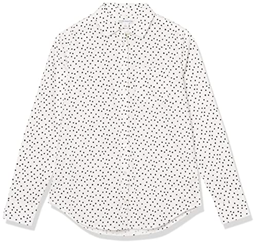 Amazon Essentials Women's Regular-Fit Long-Sleeve Button-Down Poplin Shirt, Business Casual, Office Work