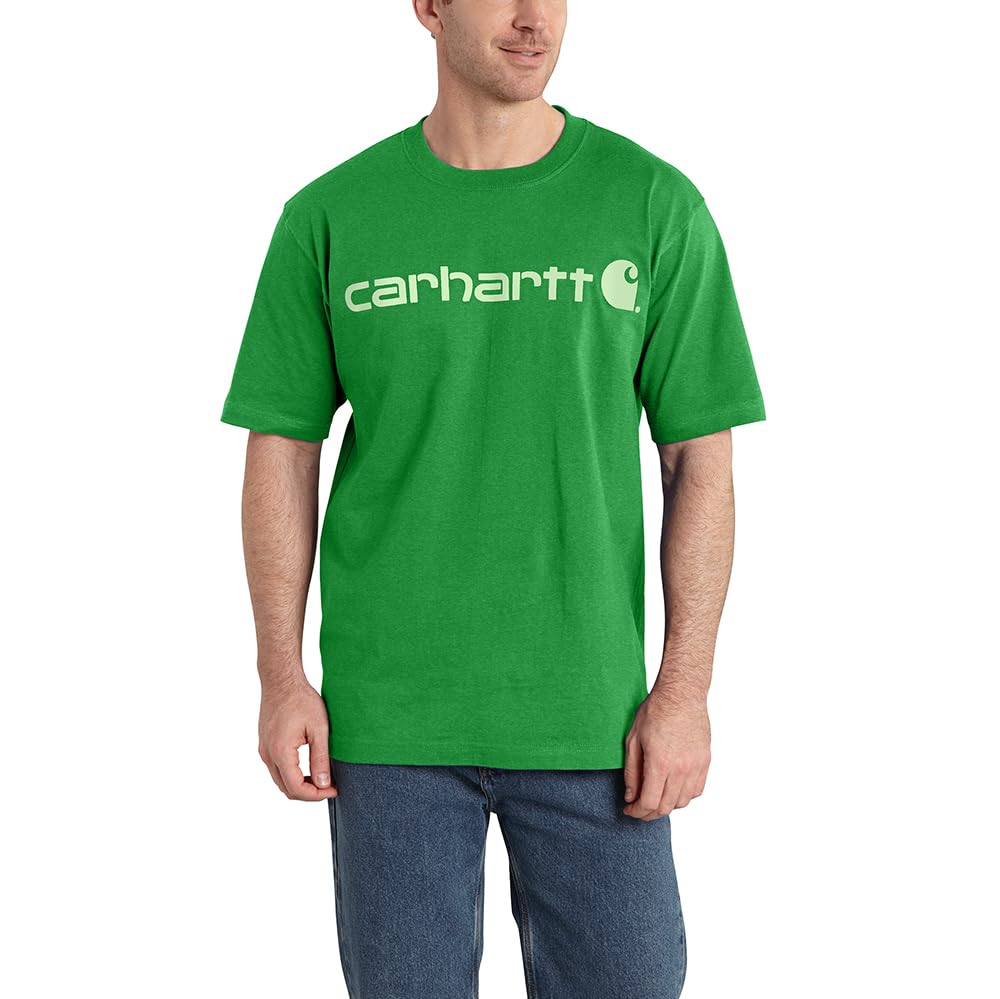 Carhartt Men's K195 Short Sleeve Logo T-Shirt
