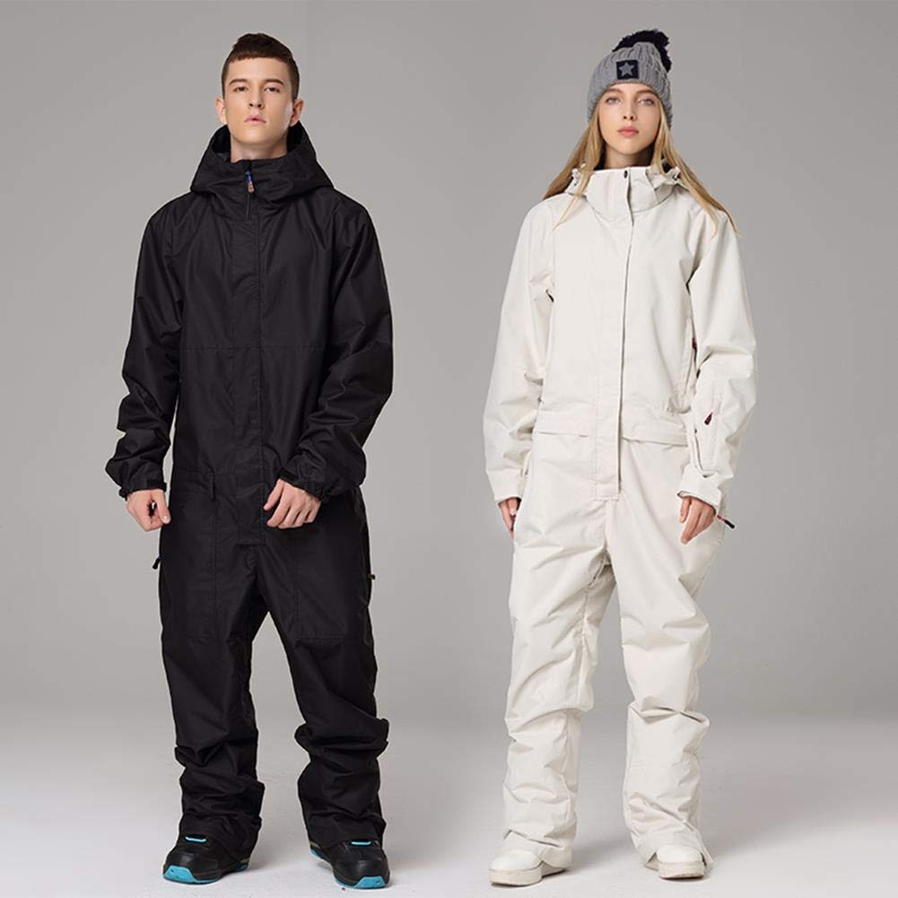 YEEFINE Women's Ski Suit One Piece Snowsuits Jumpsuits Winter Waterproof Snowboard Suits