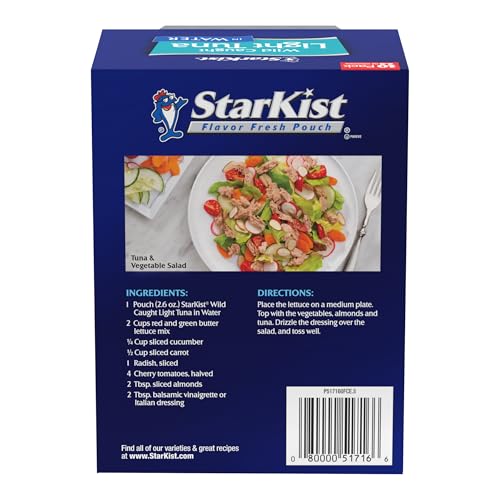 StarKist Chunk Light Tuna in Water, 2.6 Oz, Pack of 24