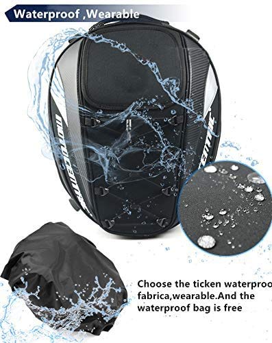 Powersports Saddle Bags - Waterproof Motorcycle Luggage, Helmet & Pillion Seat Side Bags