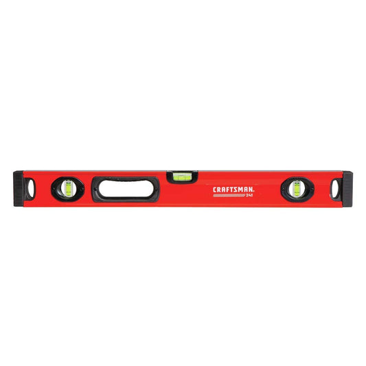 CRAFTSMAN Torpedo Level, 9 Inch, With Shock Absorbing End Caps (CMHT82390)