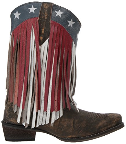 ROPER Women's American Beauty Fringe Western Boot