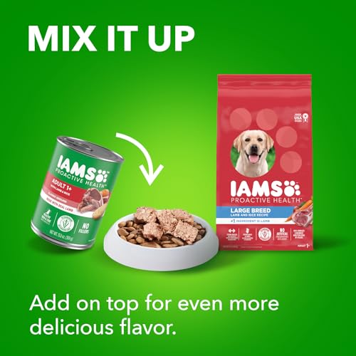 IAMS Proactive Health Large Breed Adult Dry Dog Food with Real Chicken, 30 lb. Bag