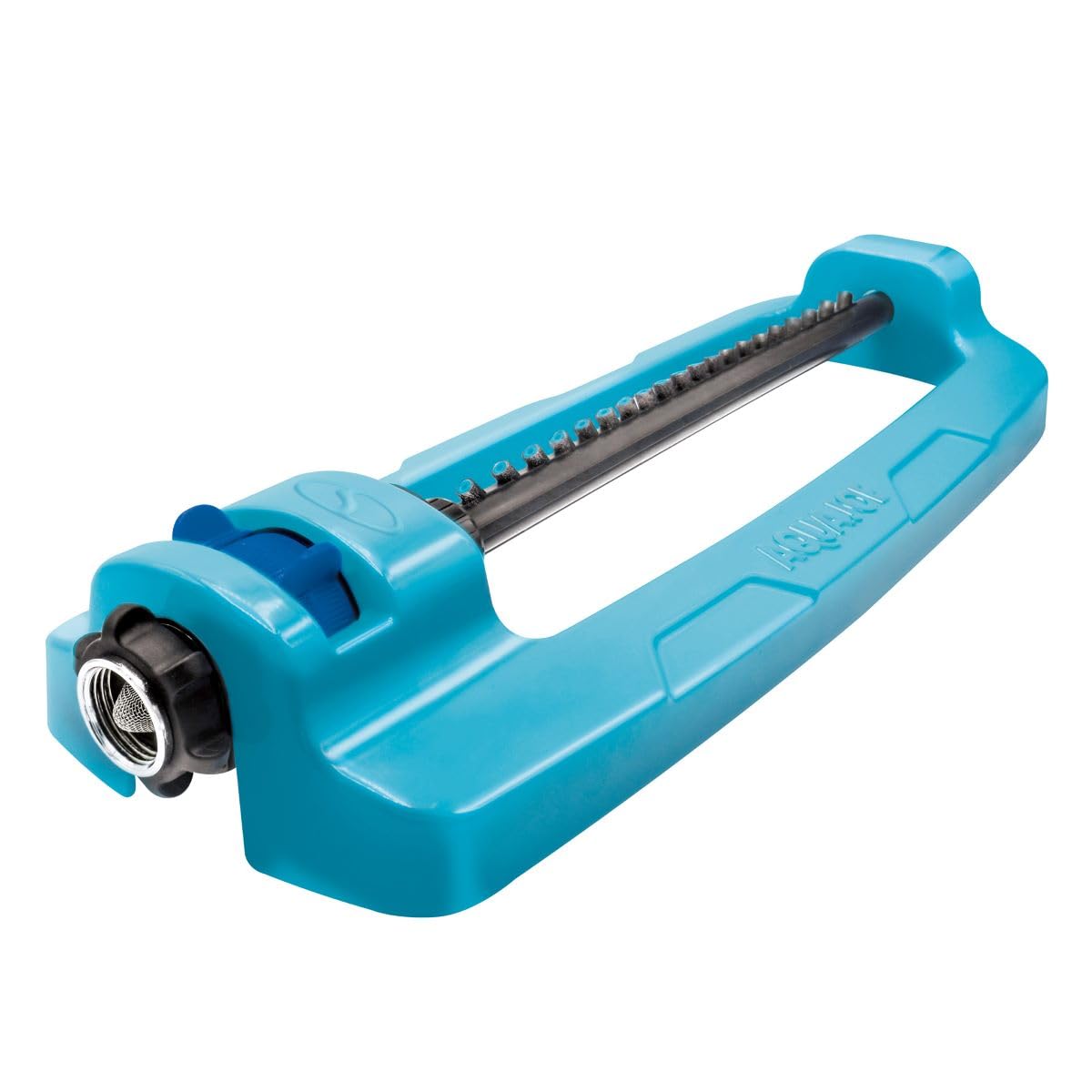 Aqua Joe SJI-OMS16 Indestructible Metal Base Oscillating Sprinkler with Adjustable Spray, 3600-Square Foot Coverage