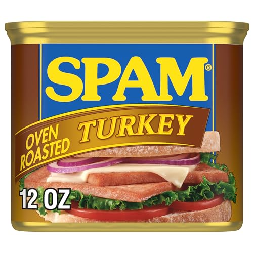SPAM with Real HORMEL Bacon, 7 g protein, 12 oz (Pack of 12)
