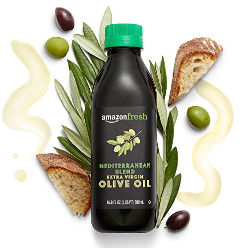 Amazon Fresh, Mediterranean Blend Extra Virgin Olive Oil, 3.6 Fl Oz (2L)