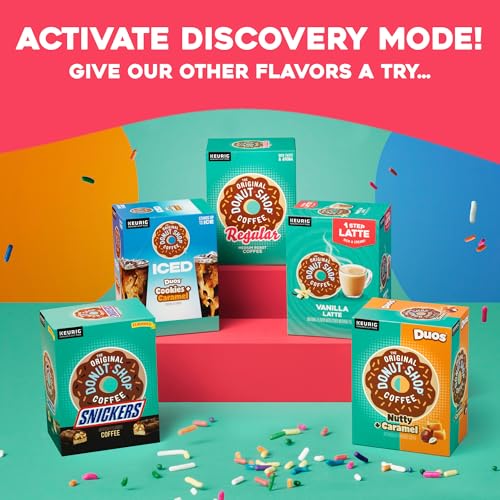 The Original Donut Shop Regular Keurig Single-Serve K-Cup Pods, Medium Roast Coffee, 96 Count