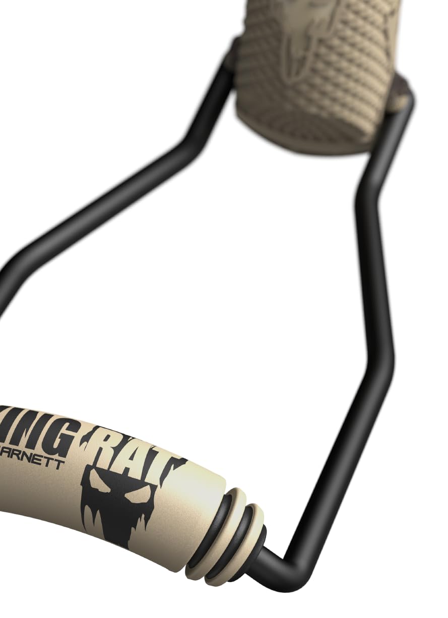 Barnett King Rat Slingshots, Powerful Slingshot for Adults and Kids Alike, Includes Power Band, Brushed Leather Pouch, & Slingshot Ammo