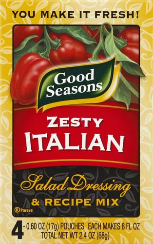 Good Seasons Zesty Italian Dressing & Recipe Seasoning Mix, 4 ct Packets