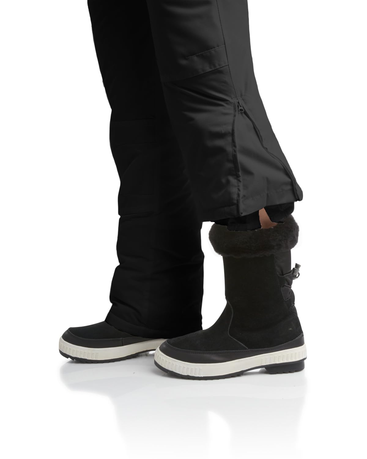 Women's Ski Snow Bib - Waterproof Insulated Ski Pants Snowboard Overalls - Snow Pants for Women (Sizes: S-2XL)