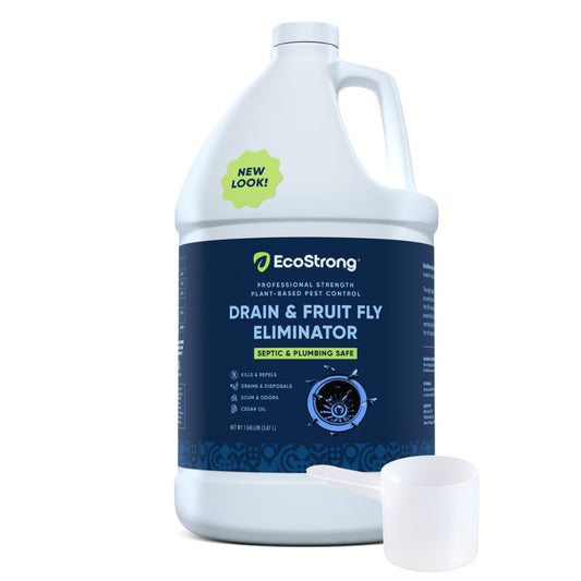 Fruit Fly Drain Treatment | Drain Fly Eliminator | All-Natural, Eliminates Gnats, Sewer Flies and More - Works in All Drains - 1 Gallon