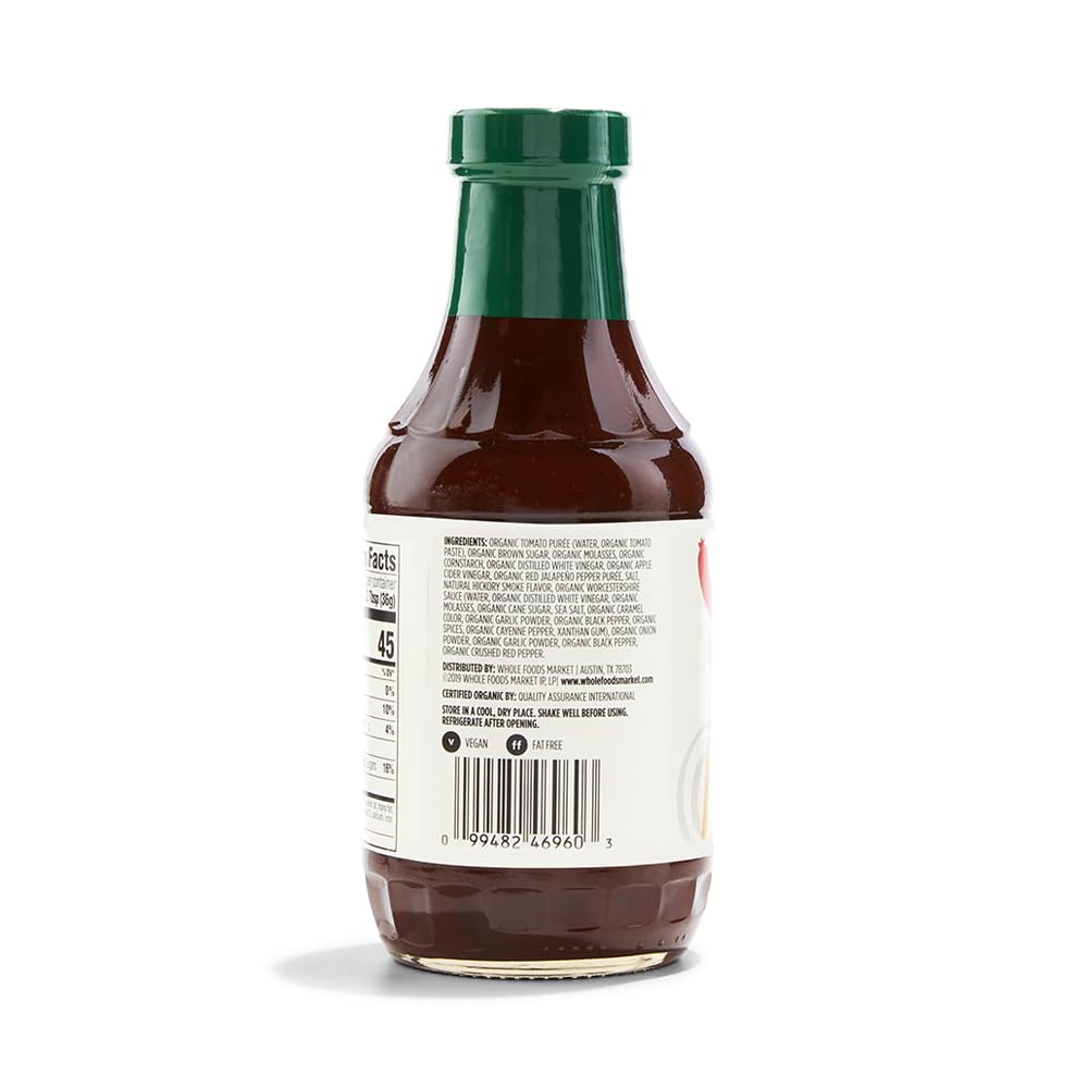 365 by Whole Foods Market, BBQ Sauce Kansas City Organic, 18 Ounce
