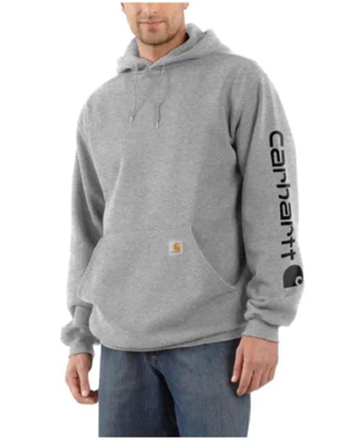 Carhartt Men's K288 Loose Fit Midweight Logo Sleeve Graphic Sweatshirt