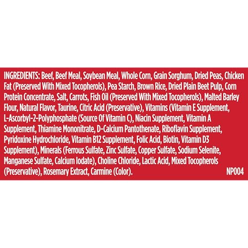 Nutrish Dry Dog Food, Real Beef, Pea & Brown Rice Recipe Whole Health Blend for Adult Dogs, 40 lb. Bag, Packaging May Vary (Rachael Ray)
