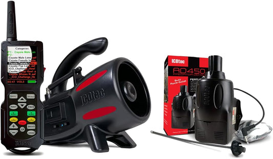 Icotec Hellion+ with AD450 Decoy for Coyote, Fox, and Other Predator Hunting