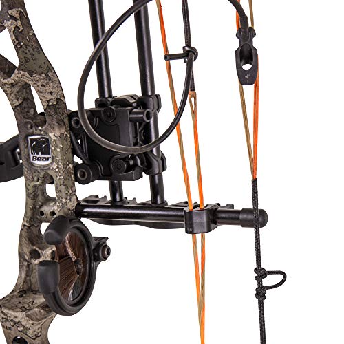 Bear Archery Royale Ready to Hunt Compound Bow Package for Adults and Youth, 12”- 27” Draw Length, 5-50 Lbs Draw Weight, Up to 290 FPS, Limbs Made in USA, Limited Life-Time Warranty