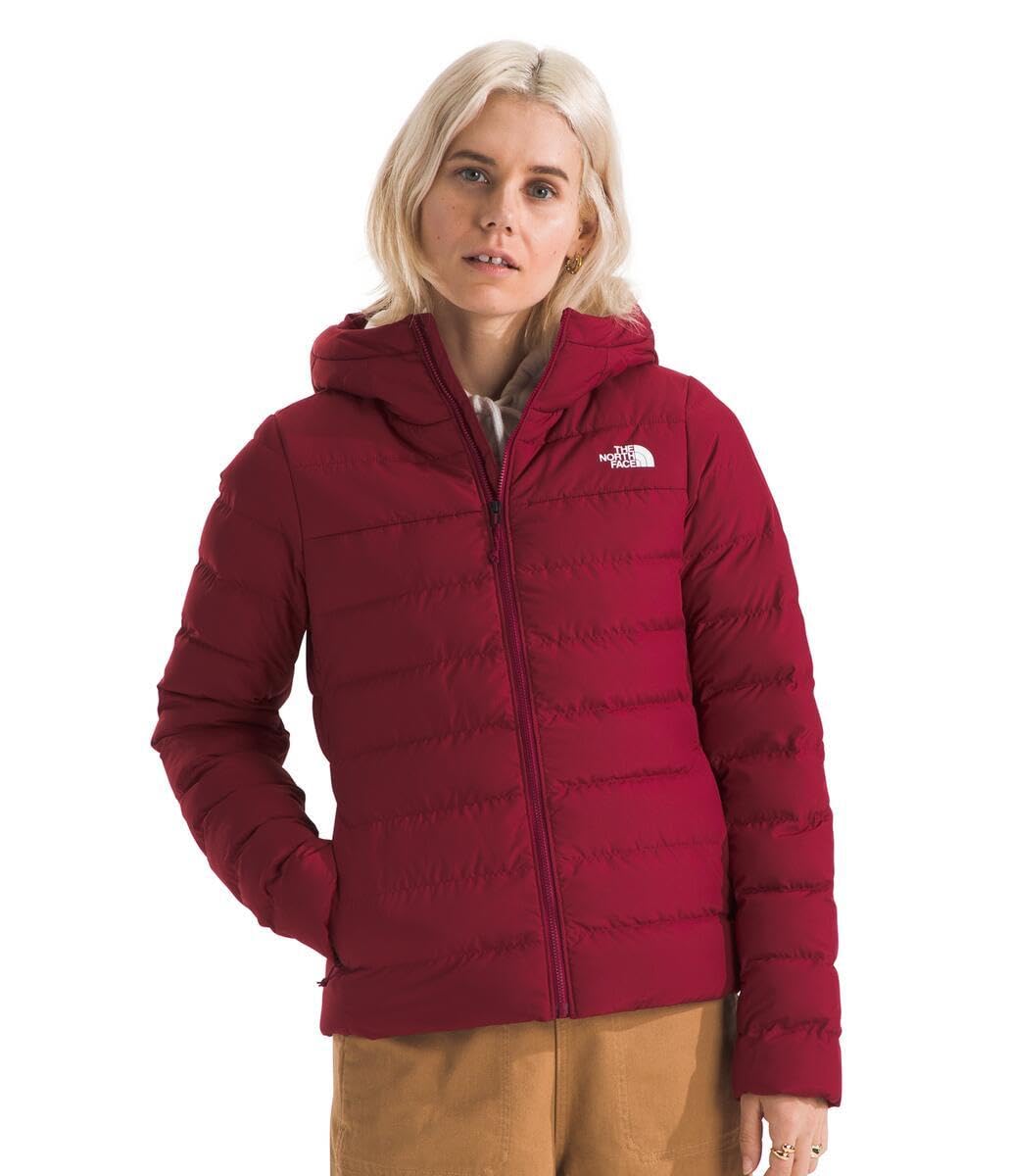 THE NORTH FACE Women's Aconcagua 3 Hooded Jacket | Insulated, Wind & Water Resistant, Attached 3 Piece Hood With Cinch Cord