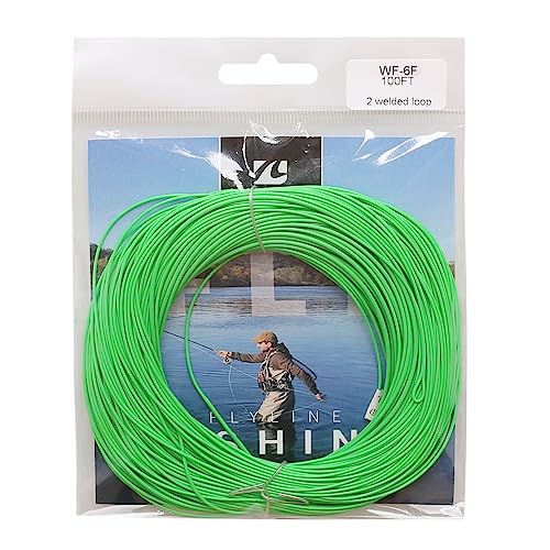 Kylebooker Floating 100FT Fly Fishing Line Weight Forward Design with Welded Loop (3F,4F,5F,6F,7F,8F)