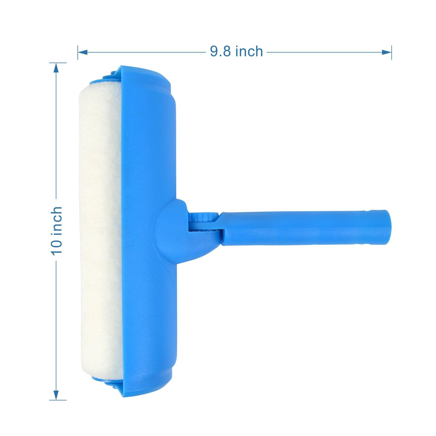 10 Inch Ceiling Paint Roller with Shield Roller and Shield with Adjustable Head Ceiling Paint Roller No DripRoller Without Splatter Paint Brush for Painting Ceilings Walls(EL01152)
