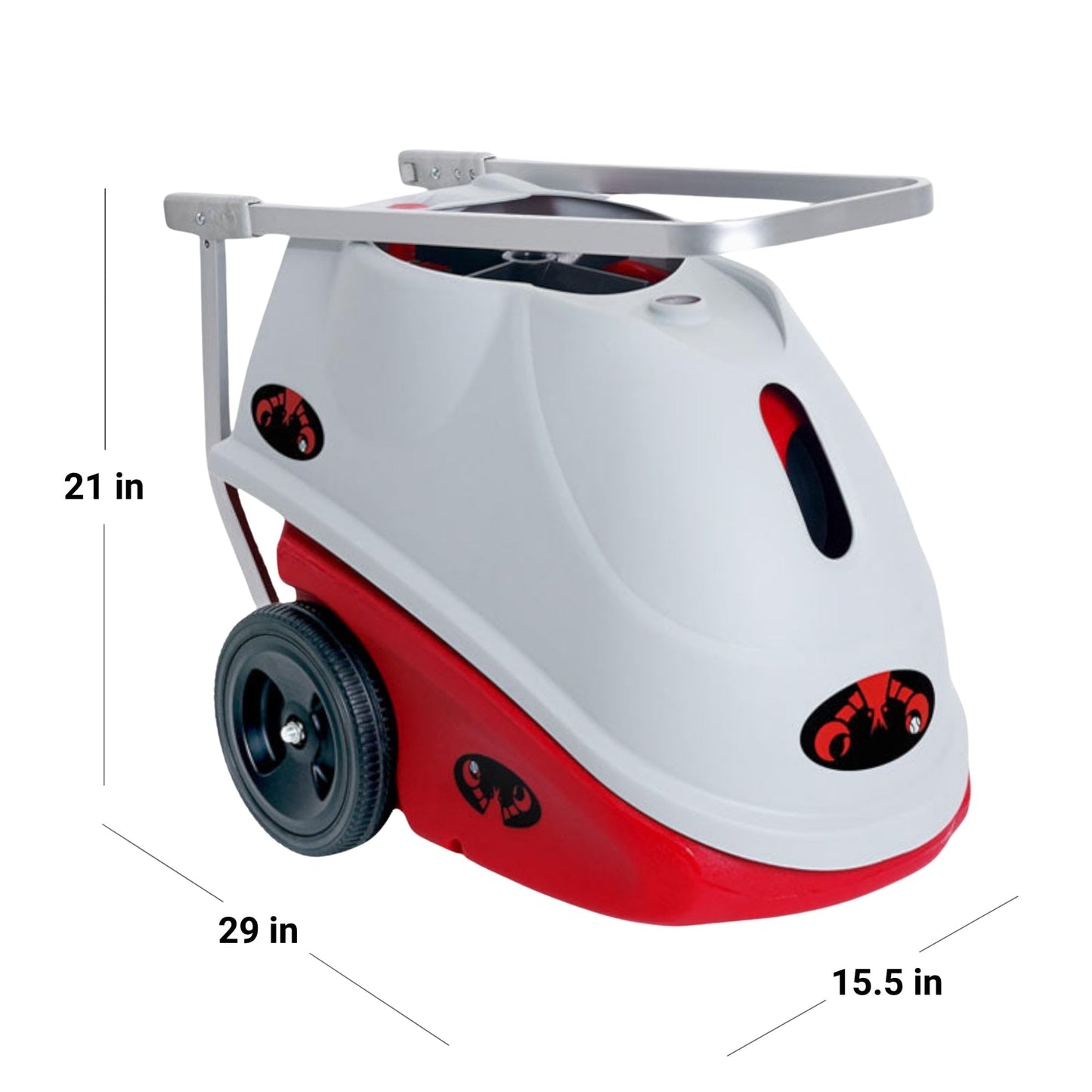 Lobster Sports Elite Two Tennis Ball Machine – Adjustable Ball Speed, Spin Control, Lob Elevation Switch, Horizontal Sweep, Triple Oscillation, Lightweight, Holds 150 Balls, with 10-Function Remote