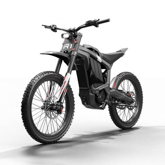 R1 Electric Dirt Bike for Adult, 8000W Peak Power 19” Tires, 52.8MPH Max Speed, 74.6 Miles Range, 330NM Torque, Electric Motorcycle with Dual Hydraulic Oil Brakes/Full Suspension, Off-Road Cross Ebike