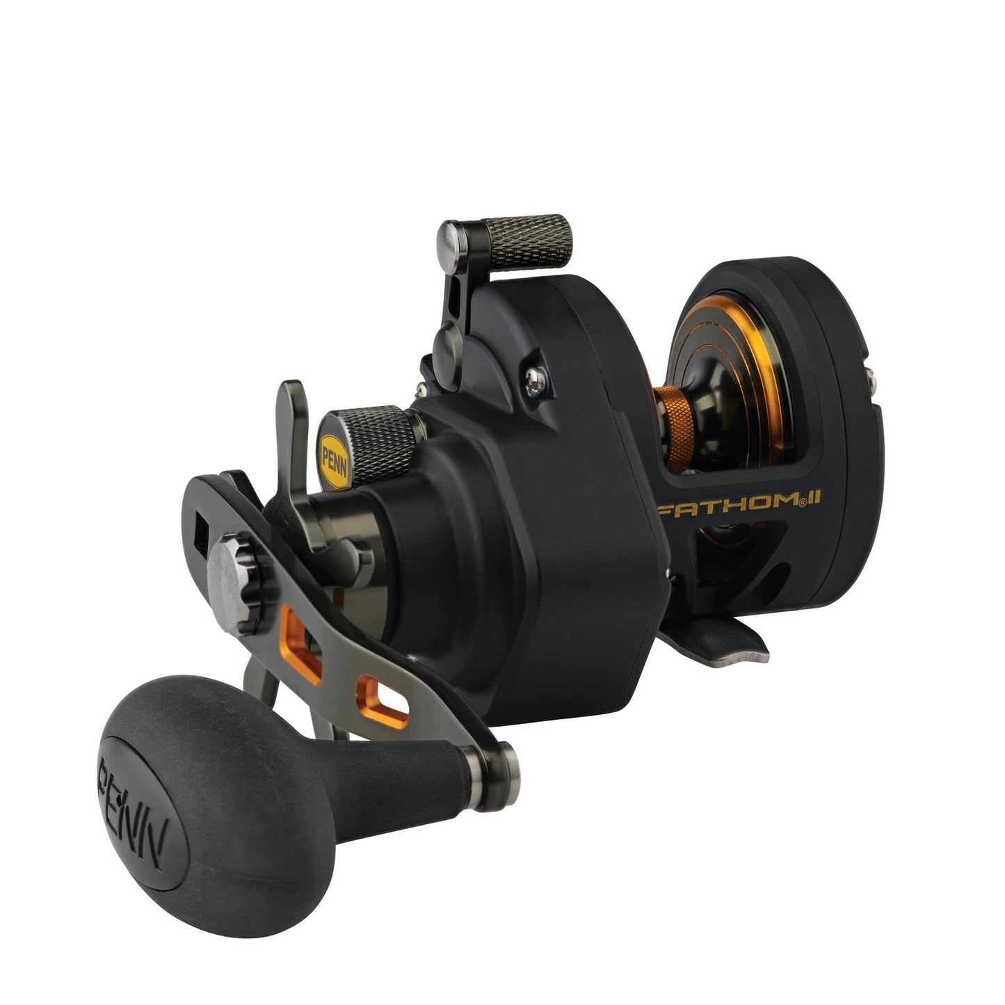 PENN Fathom II Star Drag Conventional Fishing Reel, Black Gold, 25N