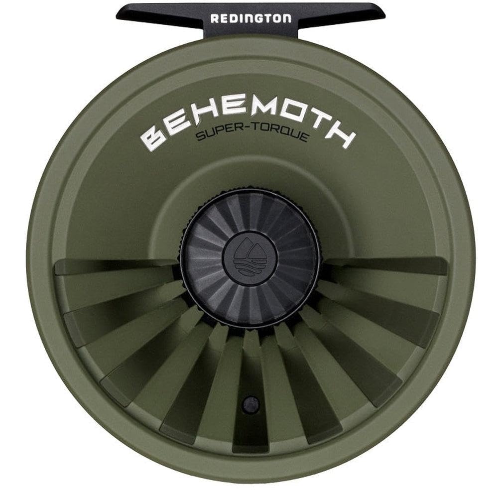 Redington Behemoth Fly Fishing Reel, Multipurpose Fly Reel for Freshwater and Saltwater, Large Arbor and Adjustable Drag