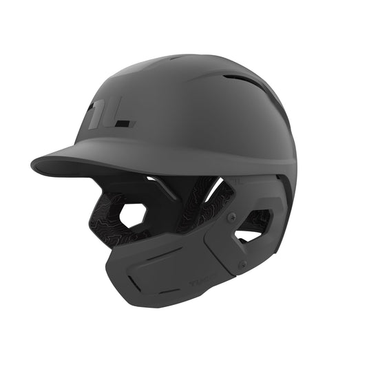 TUCCI Potenza Batting Helmet with Jaw Flap, XS/S, Matte Gray, Right-Handed Hitter