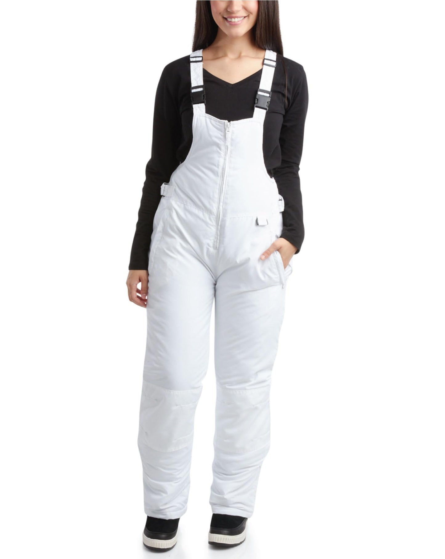 Women's Ski Snow Bib - Waterproof Insulated Ski Pants Snowboard Overalls - Snow Pants for Women (Sizes: S-2XL)