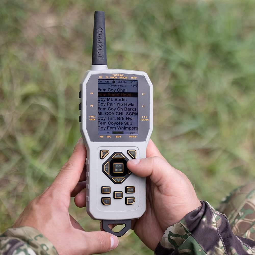 FOXPRO Shockwave American Made Electronic Predator Call Remote Operated and Programmable Coyote, Fox, Crow, Hog Call for Hunting