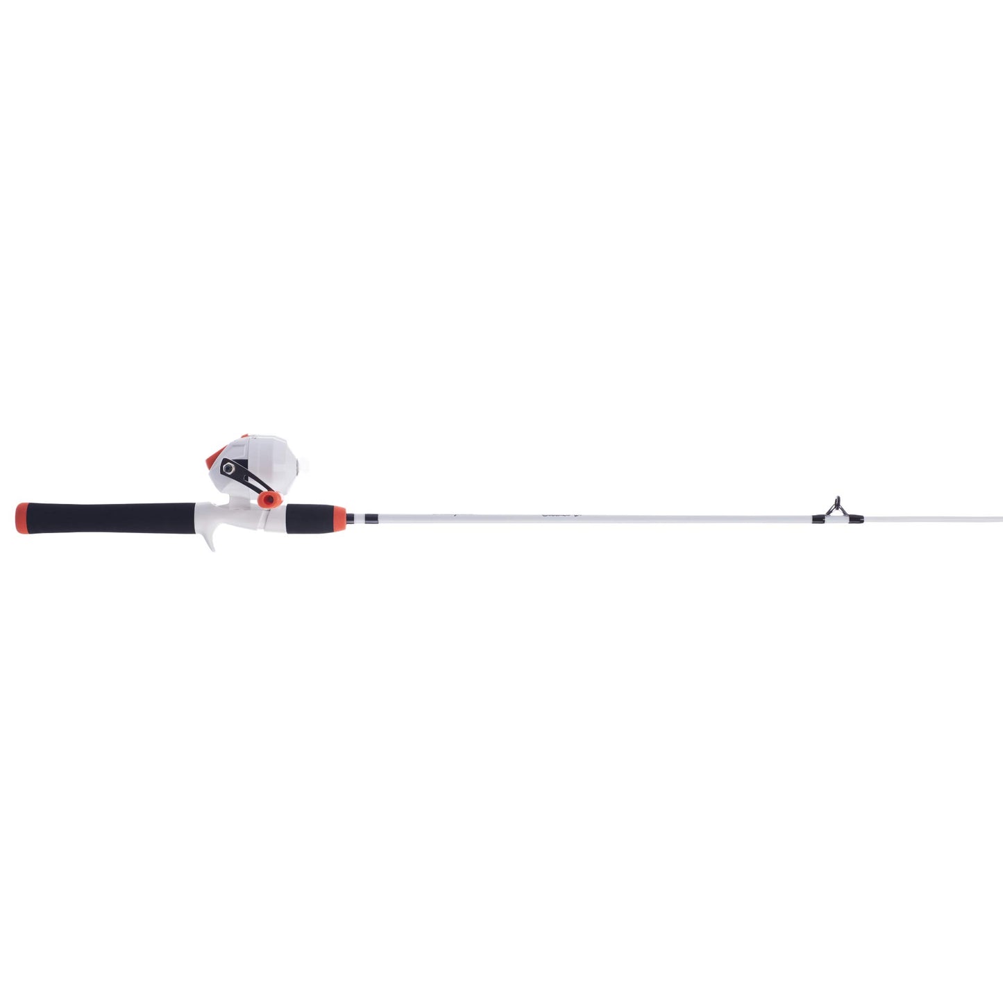 Shakespeare Customize-It 4'6" Spincast Youth Fishing Pole Rod and Reel Combo, 2-Piece Fishing Rod, Size 6 Reel, Fishing Combos for Kids, Includes 170 Stickers White