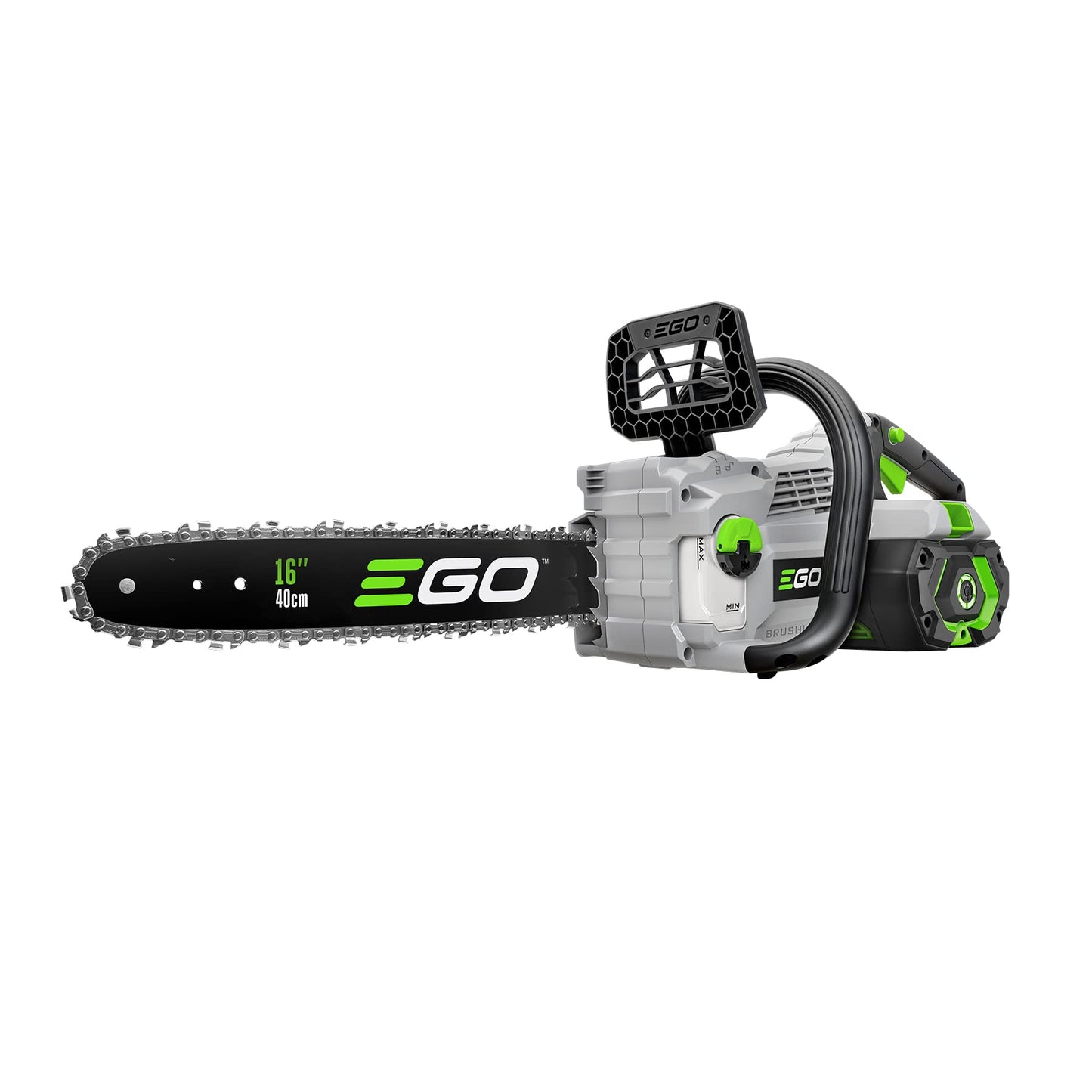 EGO POWER+ Chain Saw, 16” Battery Powered Chainsaw, Electric Cordless, Includes 56V 4.0Ah Battery and Charger – CS1613