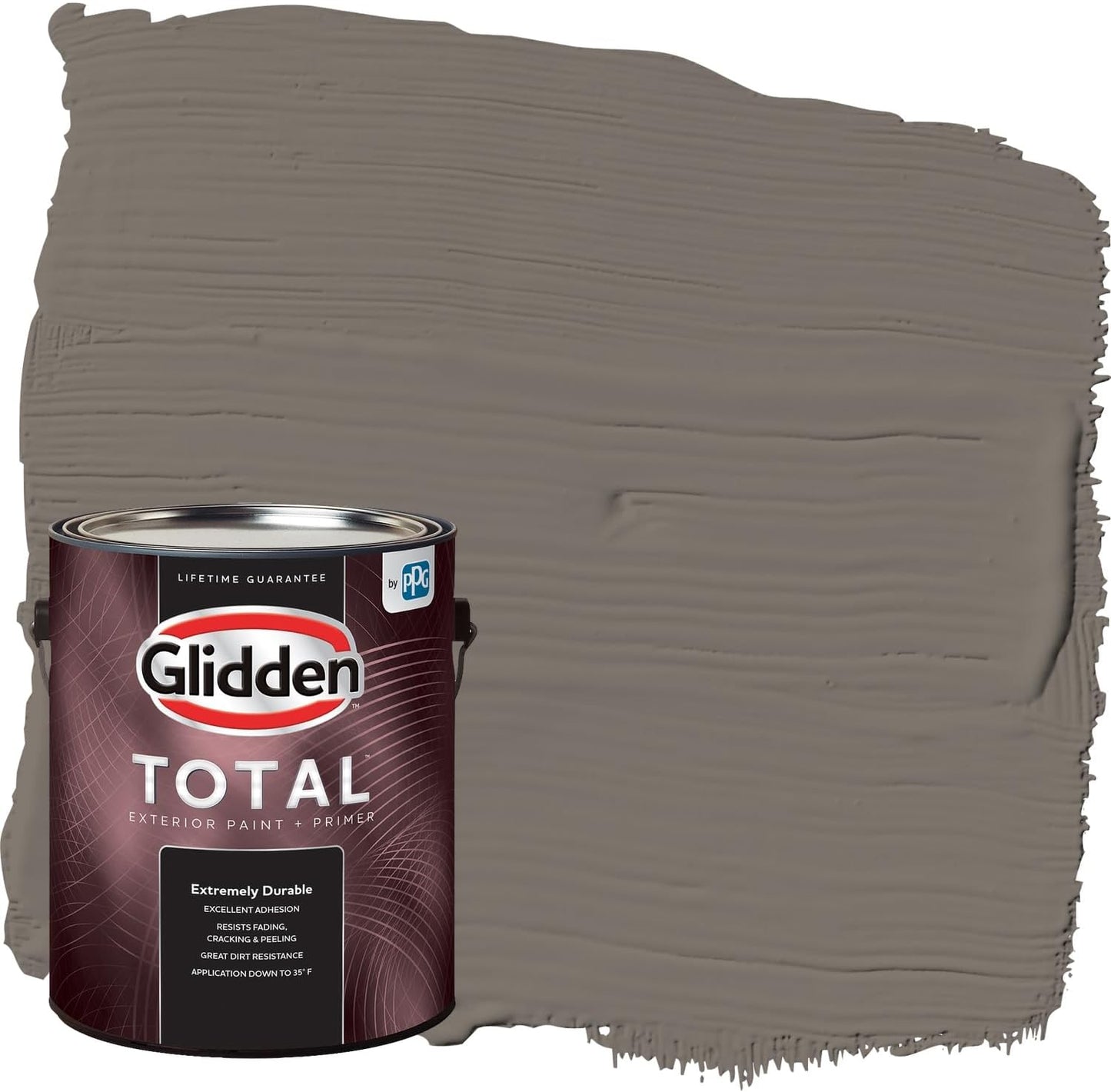 Glidden Exterior Paint + Primer: Black/Black Magic, One Coat, Satin, 1-Gallon