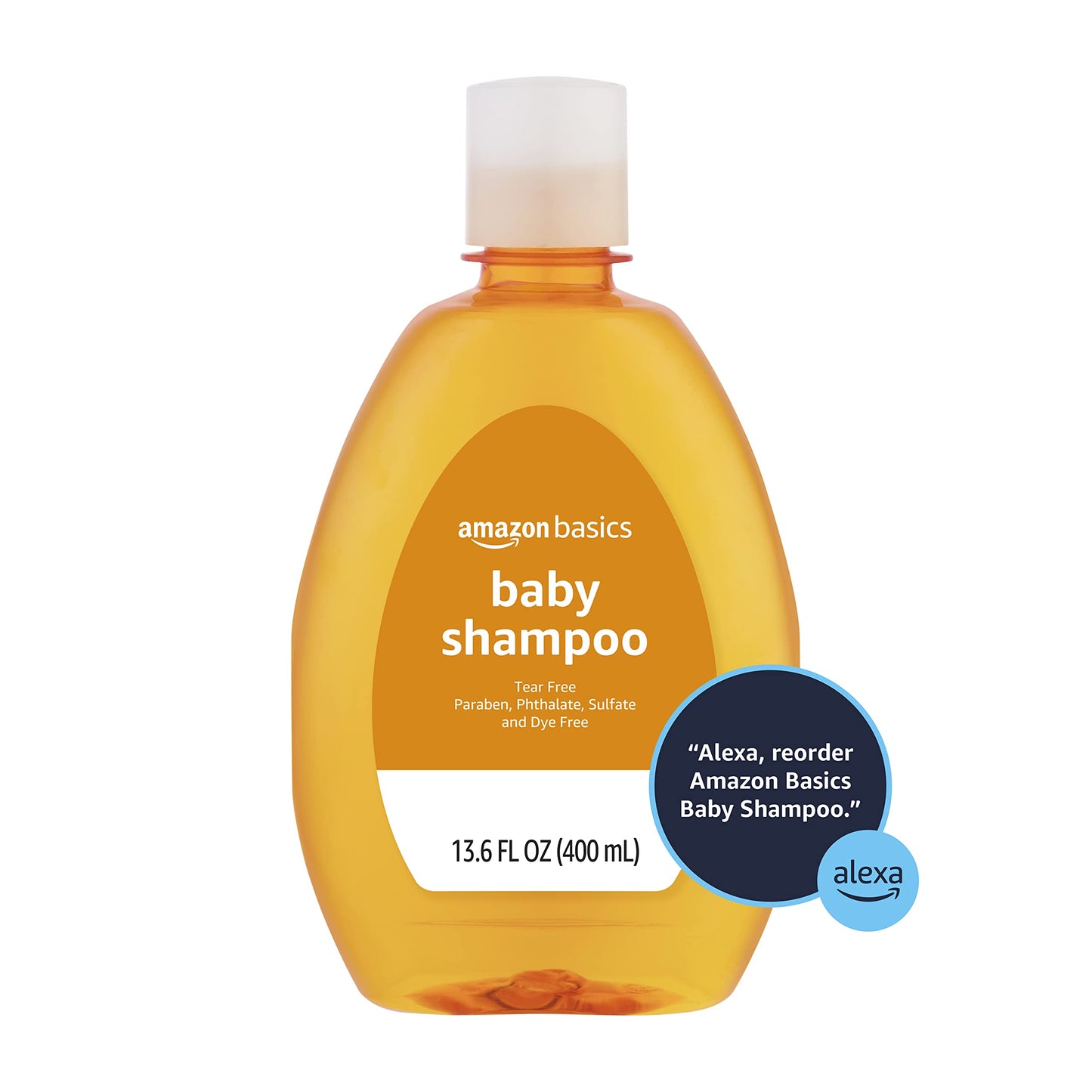 Amazon Basics Tear-Free Baby Shampoo, 13.6 Fluid Ounce