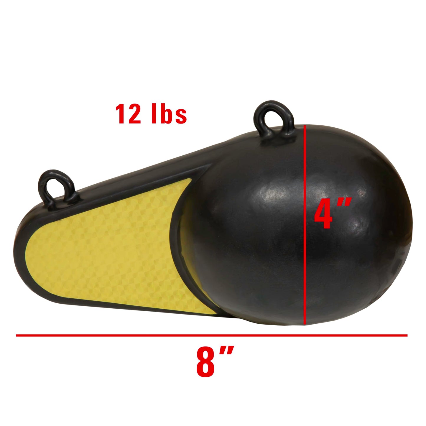 Extreme Max Coated Keel-Style Downrigger Weight