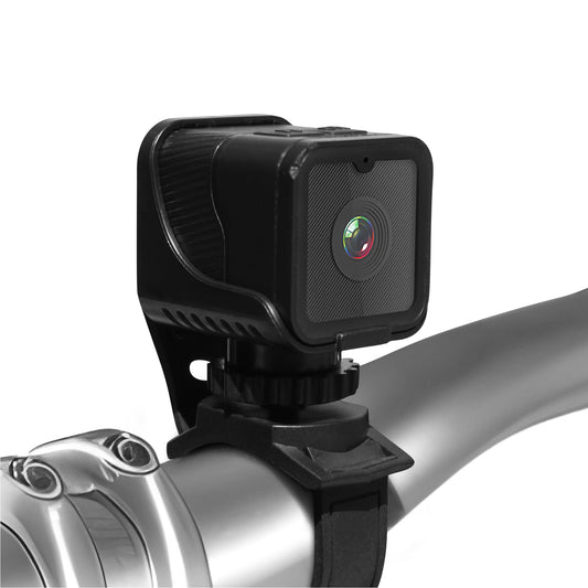 TIROL SUPPLIES Gopro Bike Camera for Handlebar with 170° Wide Angle, 1.2 oz (41g), HD 1080P, Loop & Emergency Recording, Bicycle, Outdoor Sports, USB Rechargeable & Portable Mini Action Cam