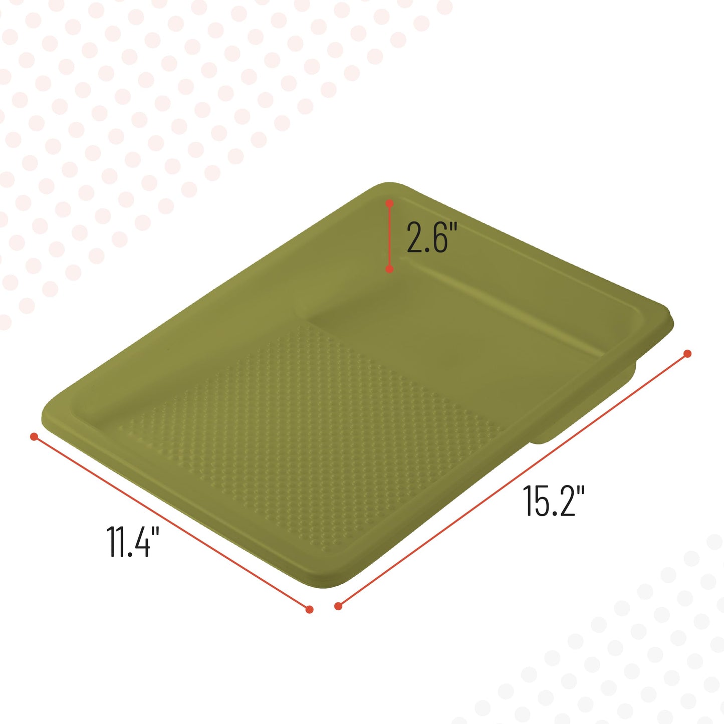Bates- Paint Tray Liner, 9 Inch, 10 Pack, Paint Roller Tray, Disposable Plastic Paint Trays, Paint Pans Trays, Paint Supplies for House Painting, Roller Tray