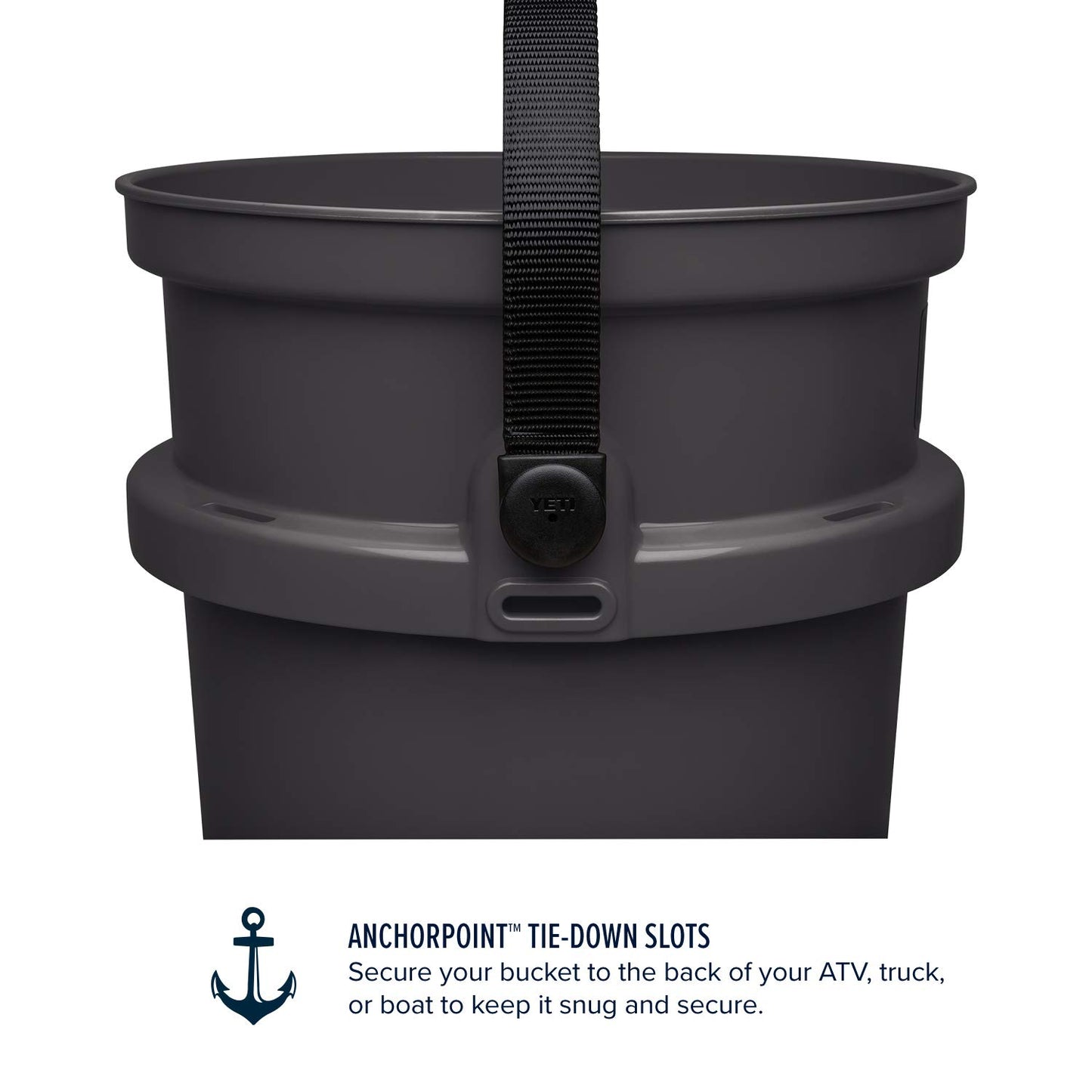 YETI Loadout 5-Gallon Bucket, Impact Resistant Fishing/Utility Bucket