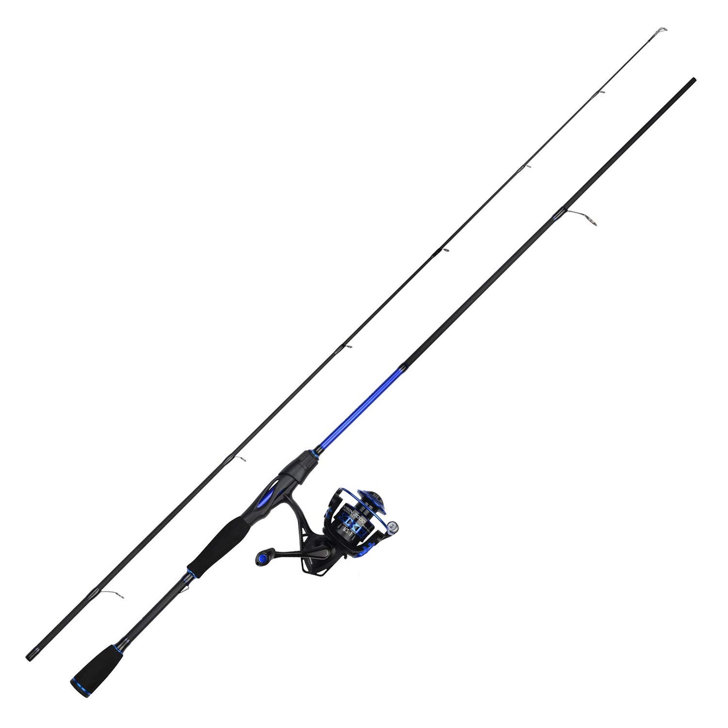 KastKing Centron Fishing Rod and Reel Combo, Spinning & Baitcasting Combos, IM6 Graphite 2Pc Blanks, Stainless Steel Guides with Ceramic Rings, Contoured EVA Handles & Fighting Butt