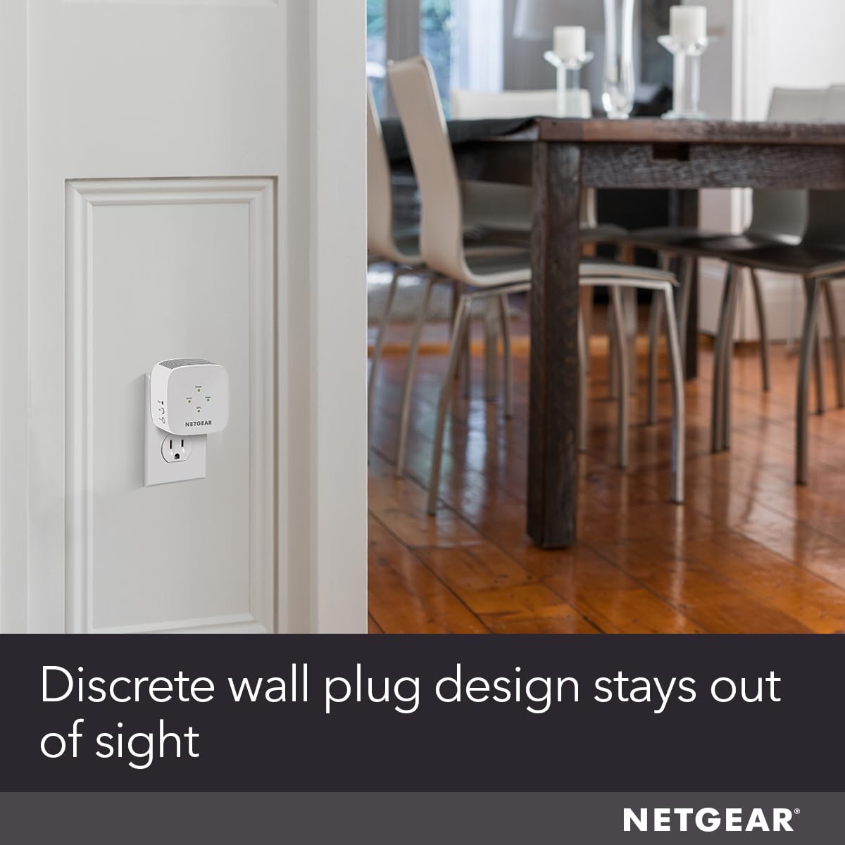 NETGEAR WiFi Mesh Range Extender (EX5000) - Covers up to 1,000 sq.ft. and 15 Devices with AC1200 Dual Band Wireless Signal Booster & Repeater (up to 1200 Mbps Speed) – Compact Wall Plug Design