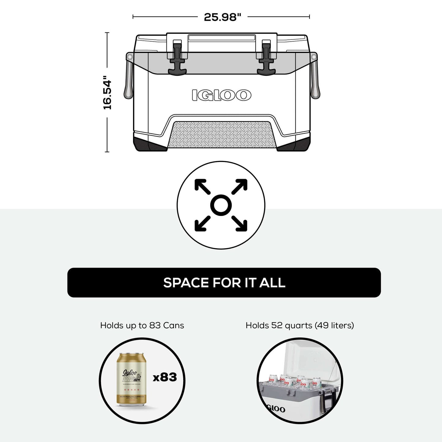 Igloo BMX Hard Coolers (25-72QT)