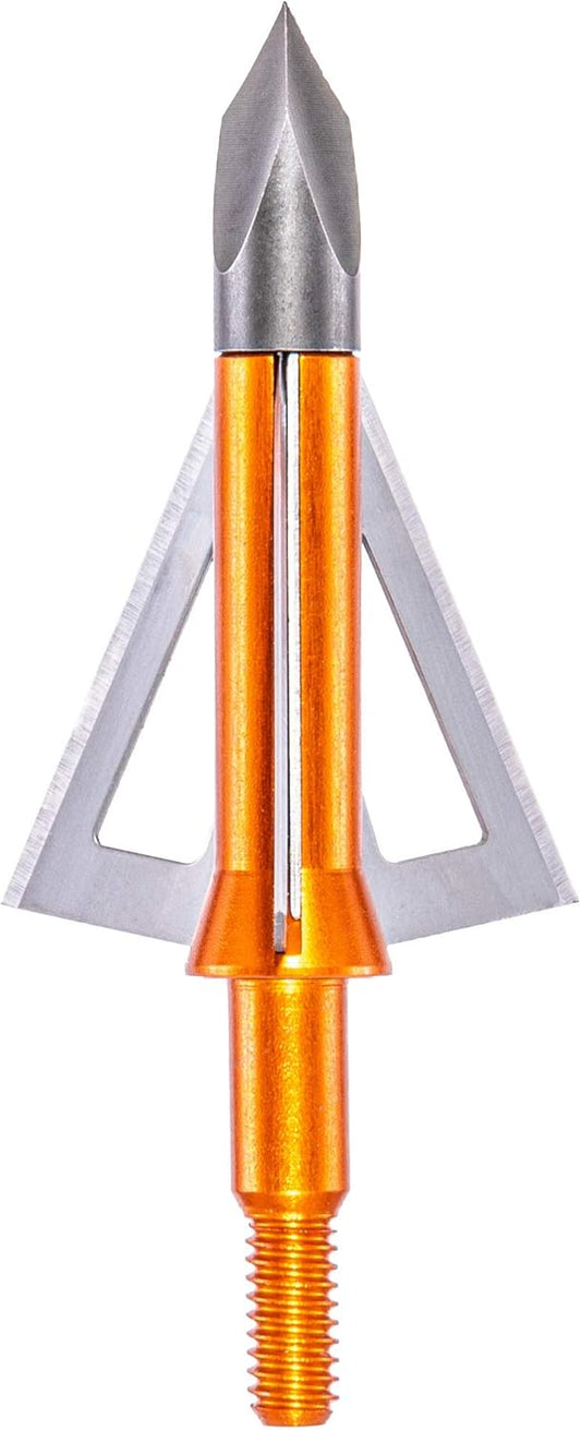 Muzzy Bowhunting 3 Blade Archery Arrow Crossbow Broadhead 100 or 125 Grain - 6 Count(Pack of 1)