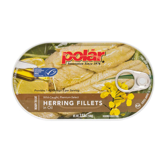 MW Polar Herring, Smoked in Canola Oil, 6.7-Ounce