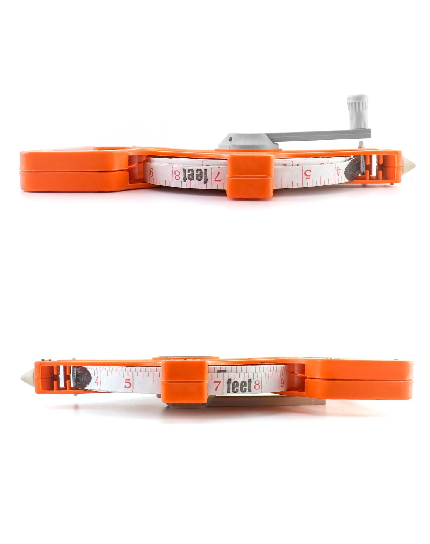 QWORK Tape Measure, 1/2" x 330' Open Reel Dual Sided Fiberglass Tape Measure for Engineer, Yard and Field, Measuring Tape