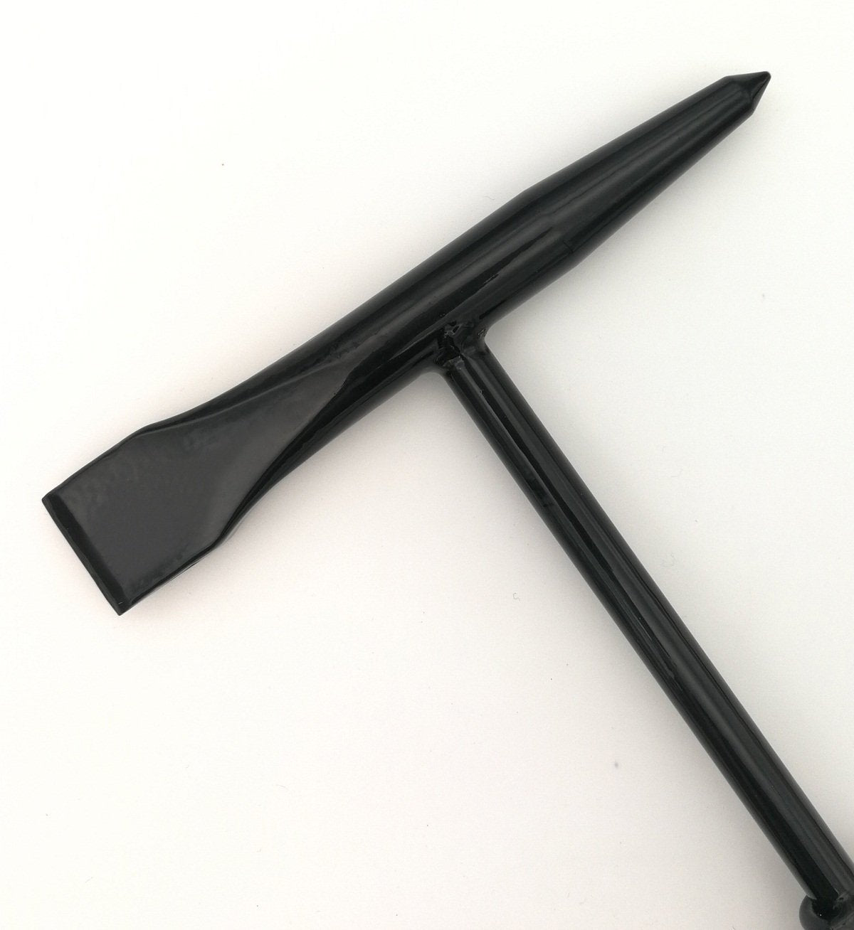 Welding Chipping Hammer with Coil Spring Handle,10.5",Cone and Vertical Chisel,10" Wire Brush