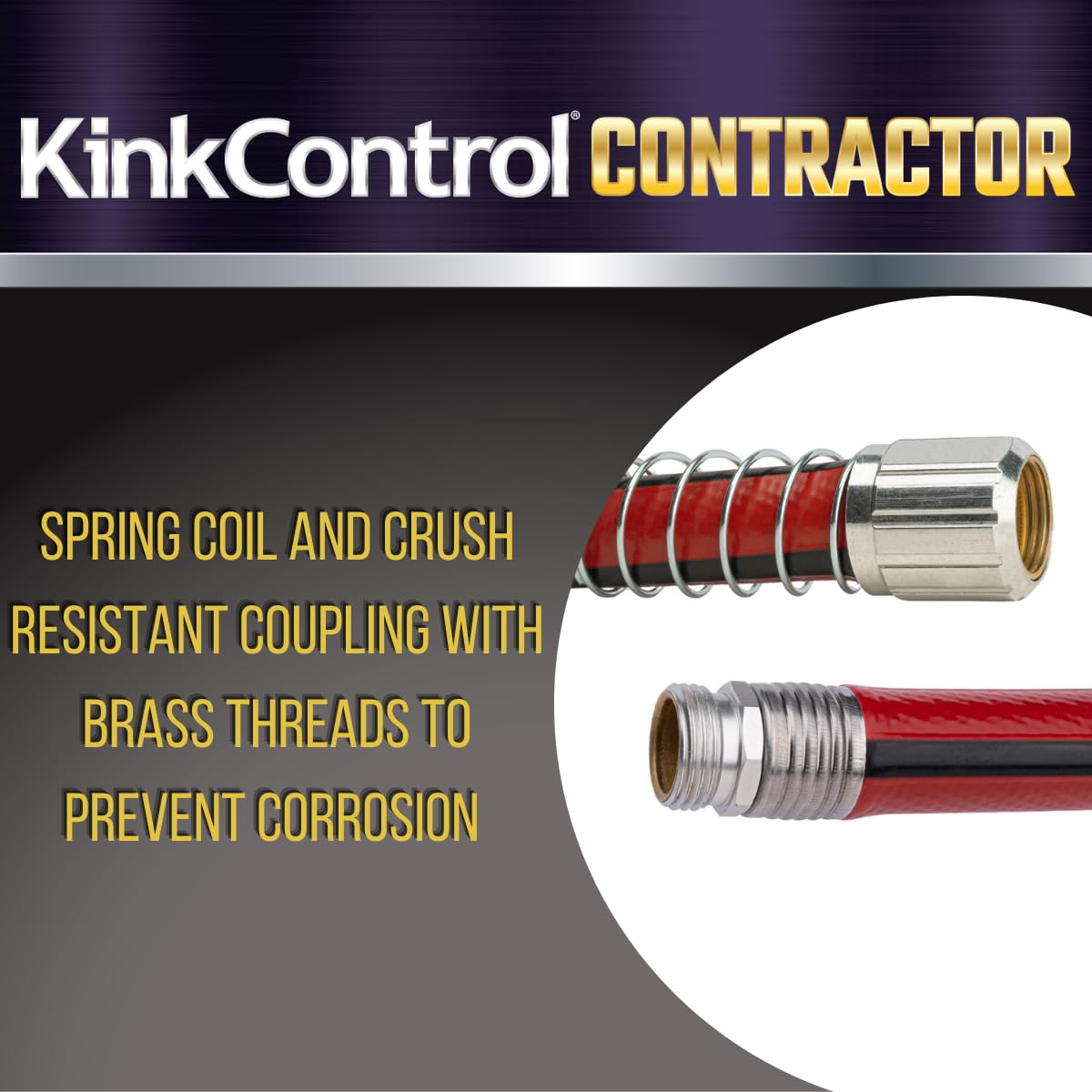 Kink Control Plus 8567-50 Garden Hose, 5/8 in. x 50 ft