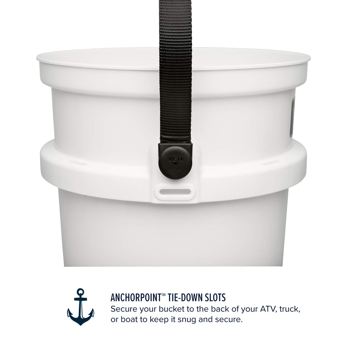 YETI Loadout 5-Gallon Bucket, Impact Resistant Fishing/Utility Bucket