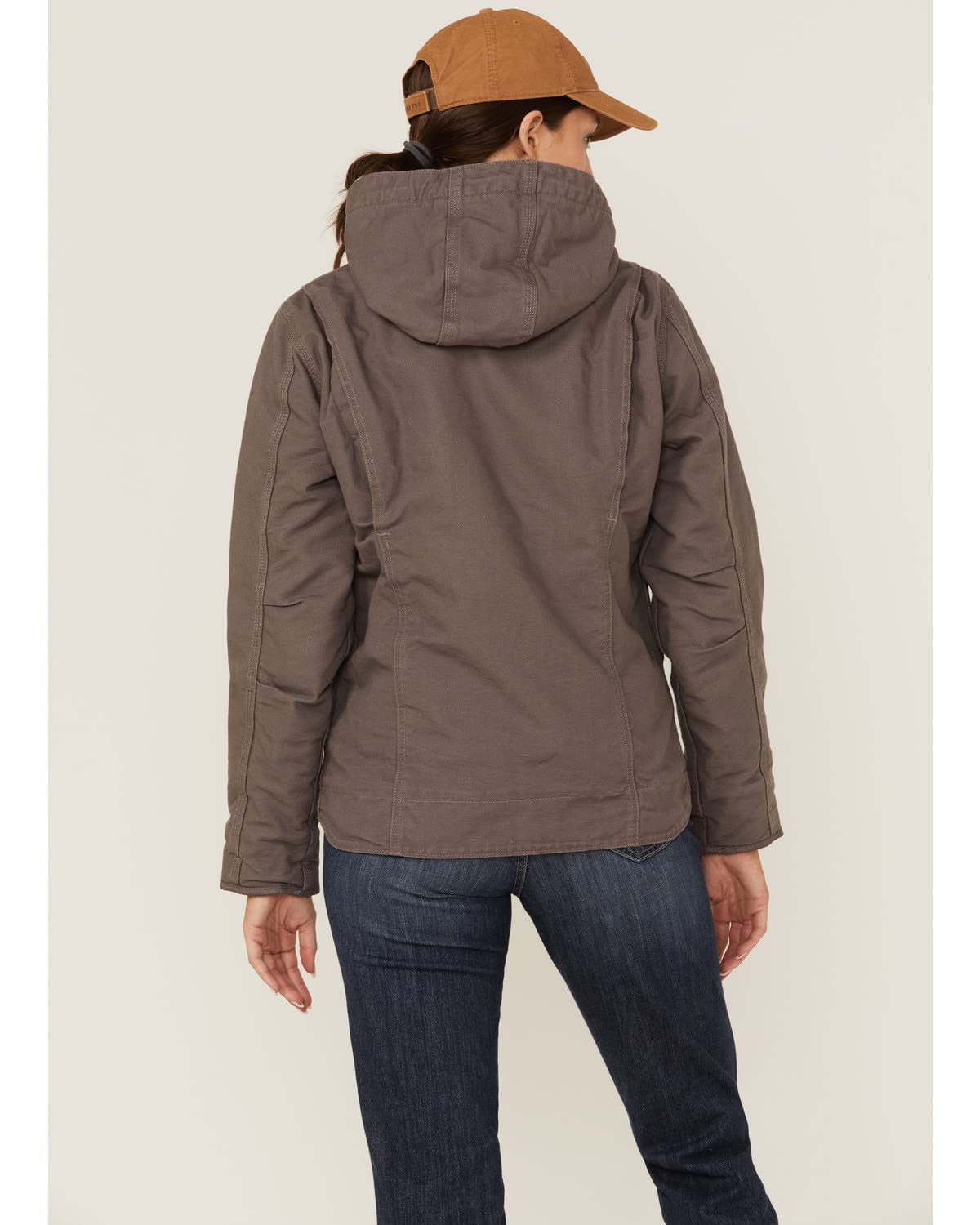 Carhartt Women's Loose Fit Washed Duck Sherpa Lined Jacket