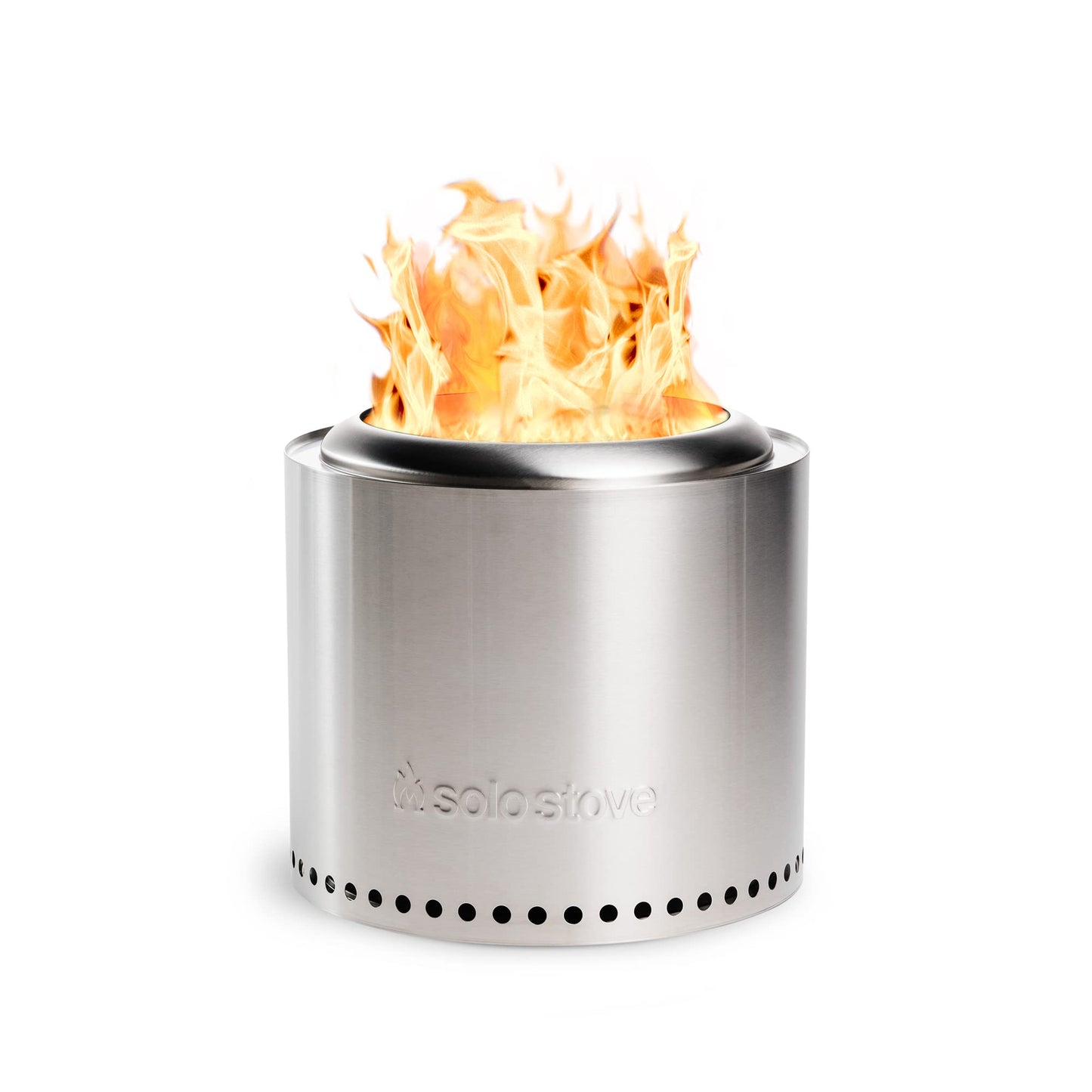 Solo Stove Ranger 2.0 with Stand - 15 Inch Smokeless Portable Fire Pit - Lightweight Outdoor Fireplace with Removable Ash Pan, Stainless Steel, Carry Case Included, Ideal for 2-4 People, 16.5 lbs